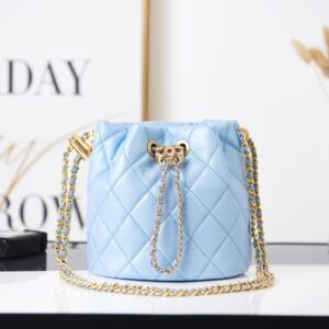 Chanel Mini Bucket Light Blue Bag | Where To Buy Chanel Mini Bucket Light Blue Bag