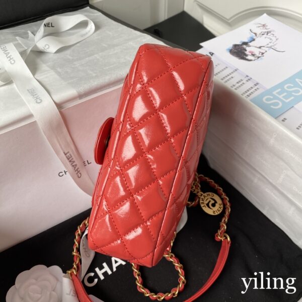 Chanel Mini Hobo Red Bag - Image 6