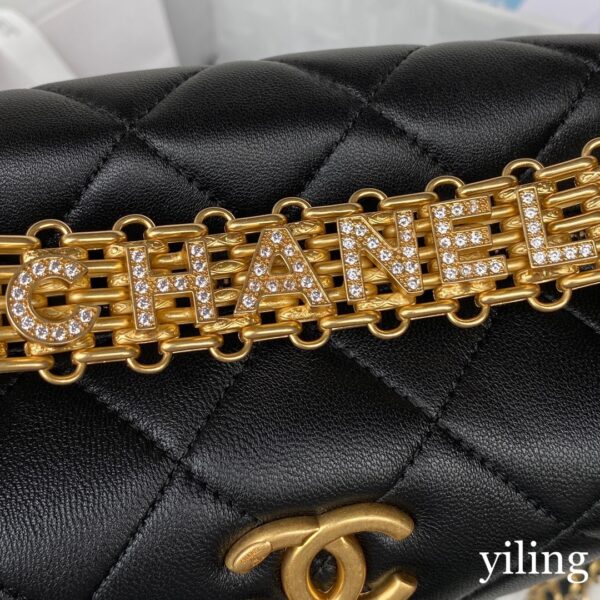 Chanel Mini Hobo Black Bag - Image 8