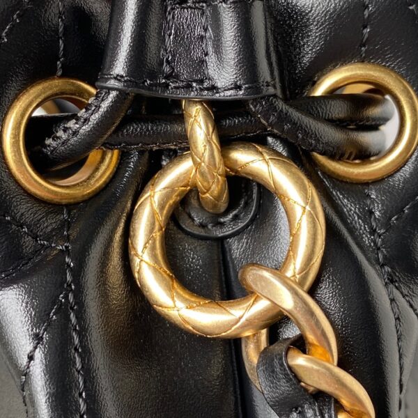 Chanel Mini Bucket Black Bag - Image 8