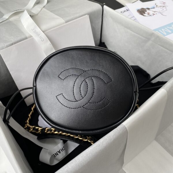 Chanel Mini Bucket Black Bag - Image 6