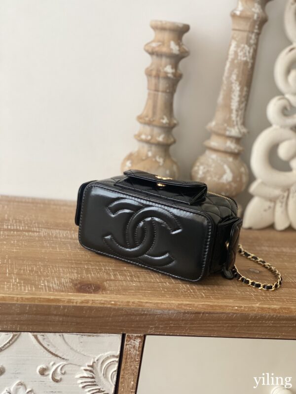 Chanel Mini Cosmetics Black Bag - Image 8