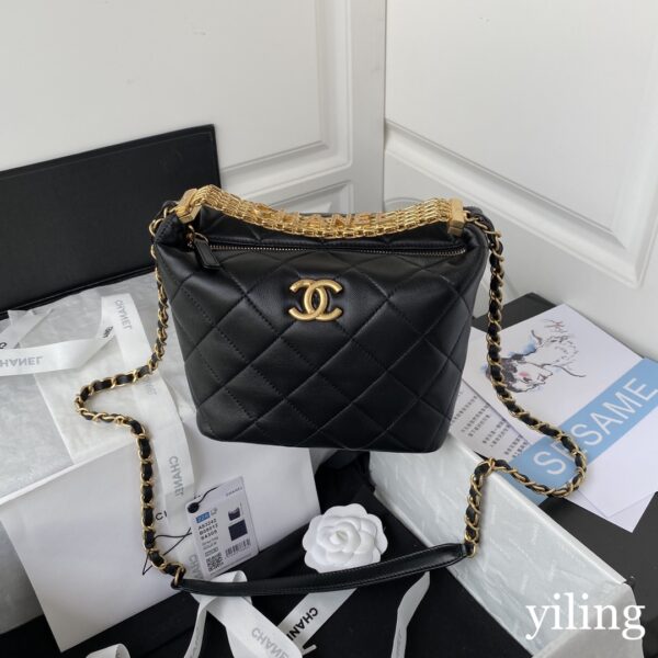 Chanel Mini Hobo Black Bag | Mini Hobo Collection For Sale | Buy Chanel Ultimate Soft Mini Hobo Bag Online