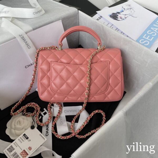 Chanel Classic Rhombic Flap Bag - Image 8