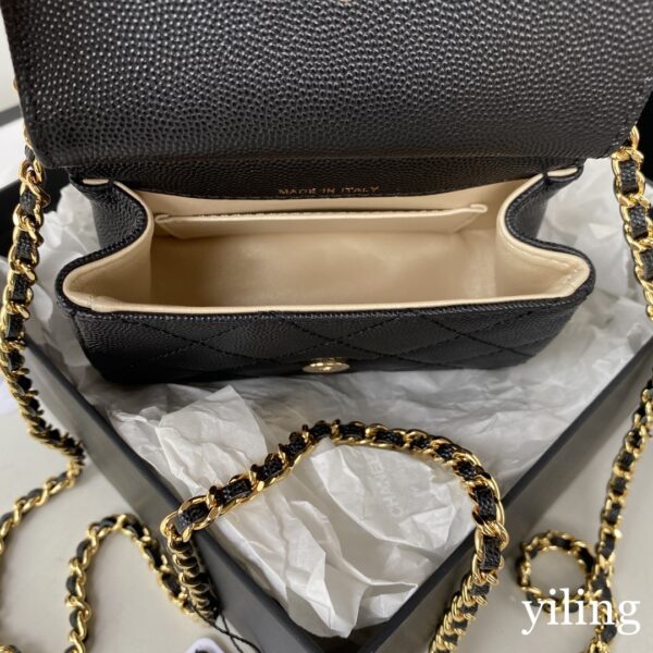 Chanel Mini Flap hot style black bag - Image 4