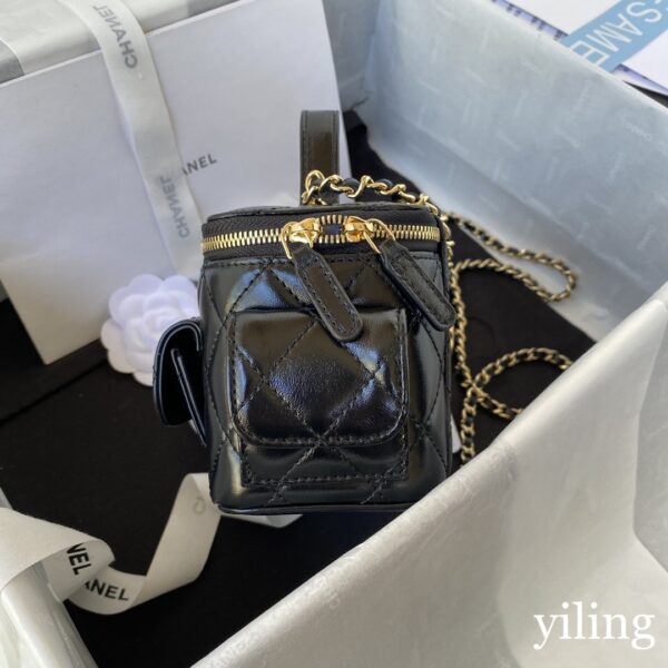 Chanel Mini New Cosmetics Bag With Gold Hard Ware - Image 6