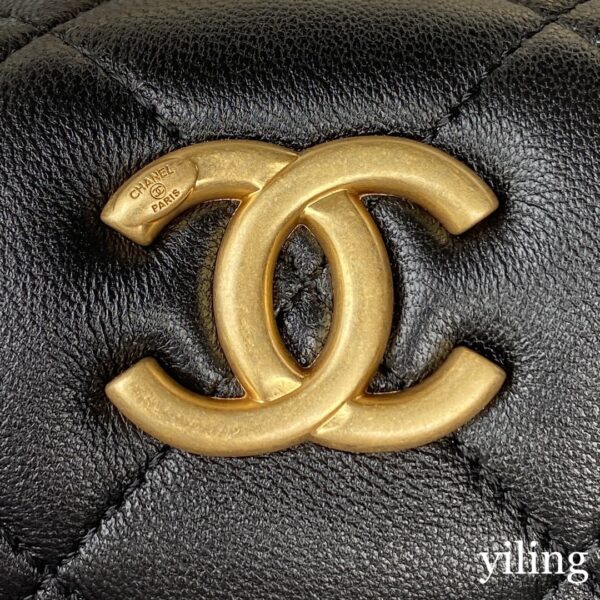 Chanel Mini Hobo Black Bag - Image 9