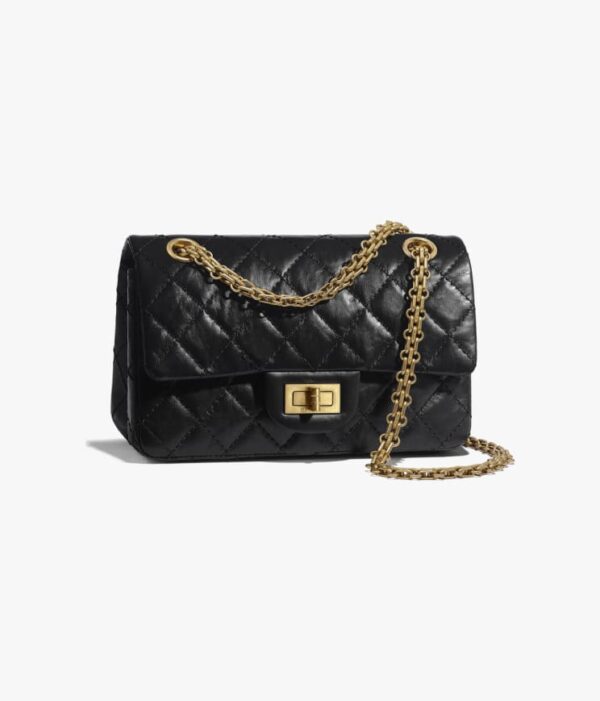 Chanel Mini 2.55 Flap Black bag - Image 4