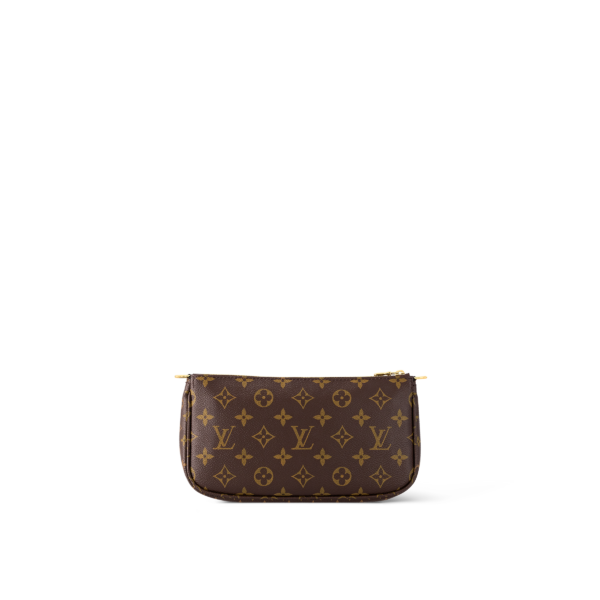 Louis Vuitton Mini Multi Pochette Accessoires With Green strape - Image 3