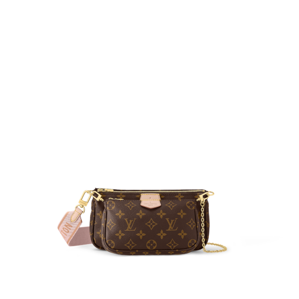 Louis Vuitton Mini Multi Pochette Accessoires With Pink strape | Where To Buy Louis Vuitton Mini Multi Pochette Accessoires With Pink strape