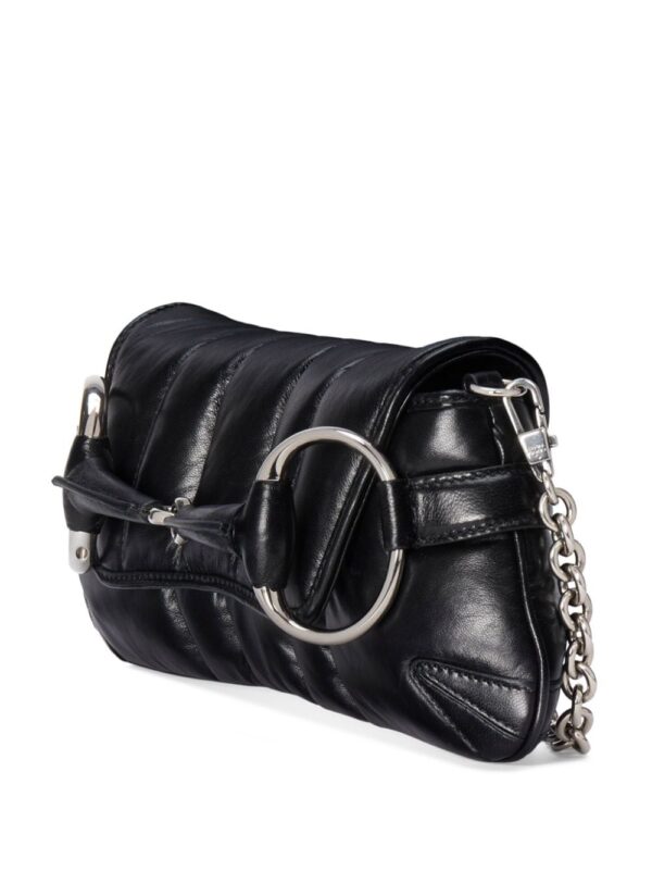 Gucci Mini Horsebit Quilted Shoulder Bag - Image 3