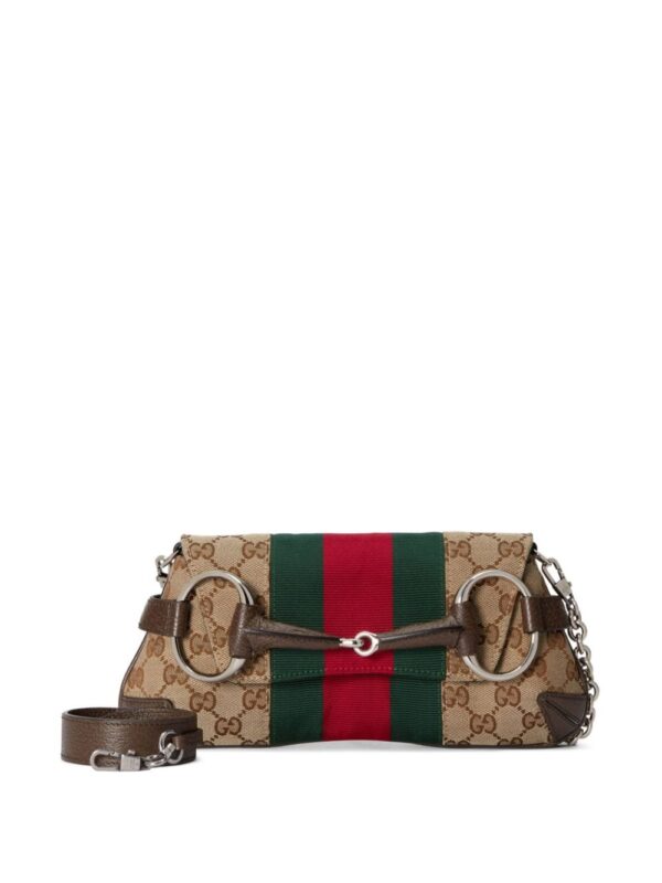 Gucci Mini Horsebit Chain Shoulder Bag - Image 3