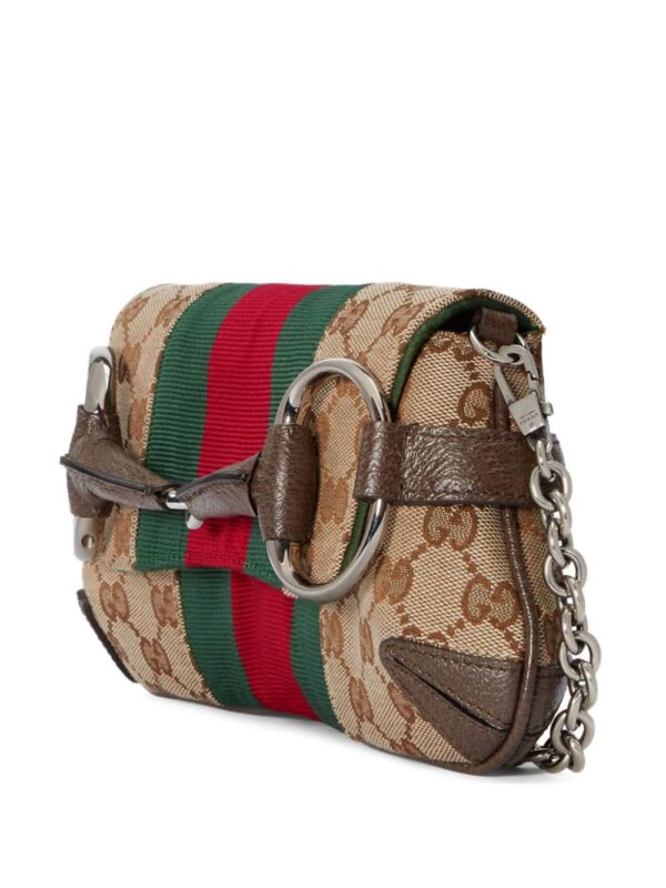 Gucci Mini Horsebit Chain Shoulder Bag - Image 4