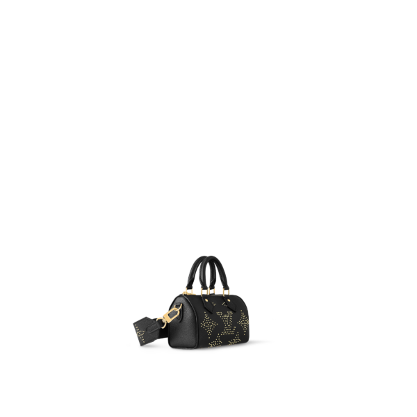 Louis Vuitton Mini Black Nano Speedy Bag - Image 4