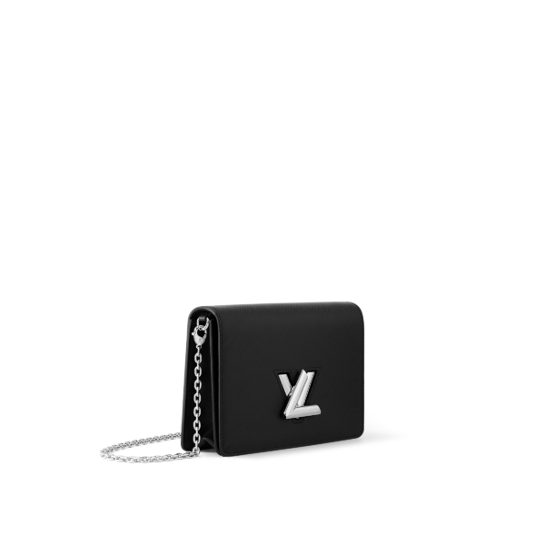 Louis Vuitton Twist Belt Chain Wallet With Silver HardWare - Image 2