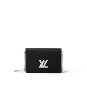 Louis Vuitton Twist Belt Chain Wallet With Silver HardWare | louis vuitton twist belt chain wallet For Sale | louis vuitton twist belt chain wallet review