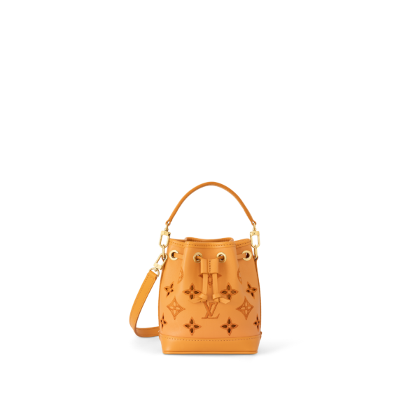 Louis Vuitton Mini Yellow Nano Noé Bag | Buy louis Vuitton Nano Noe Online | Where To Buy louis vuitton nano noe monogram